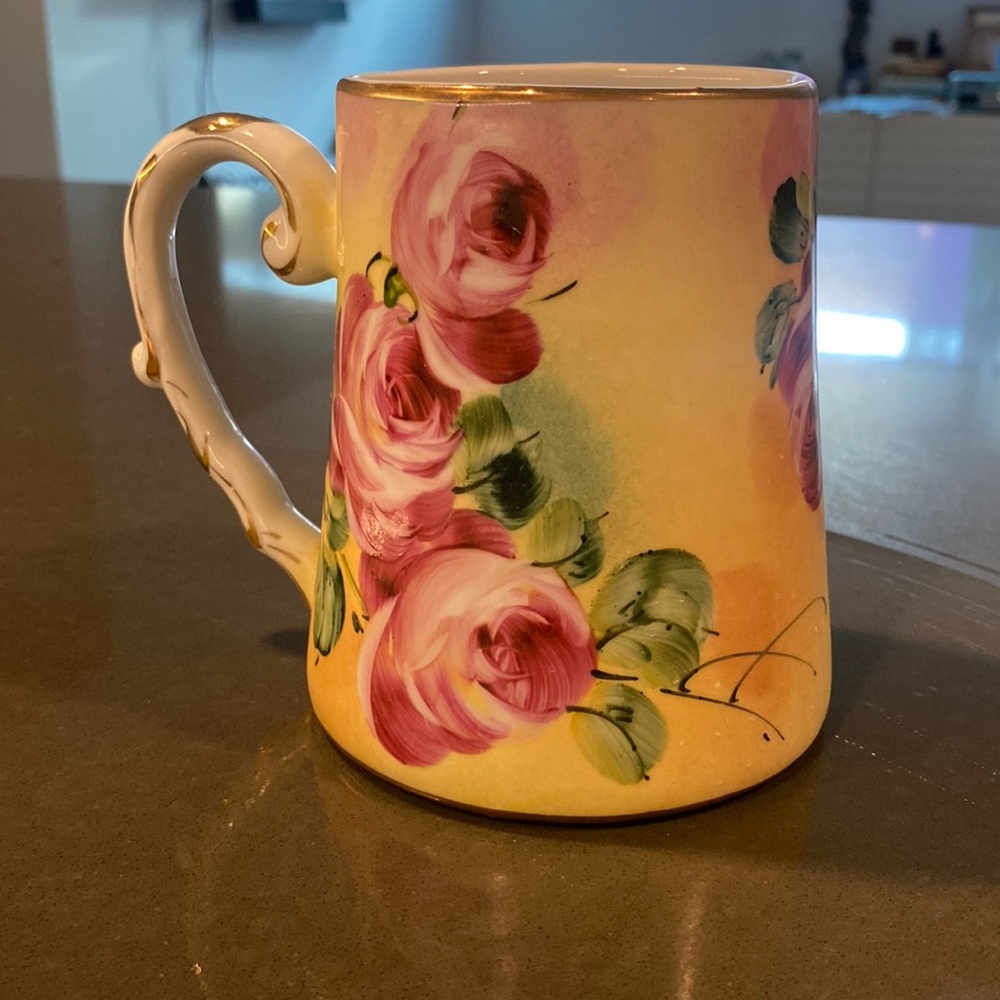 Hand painted vase
